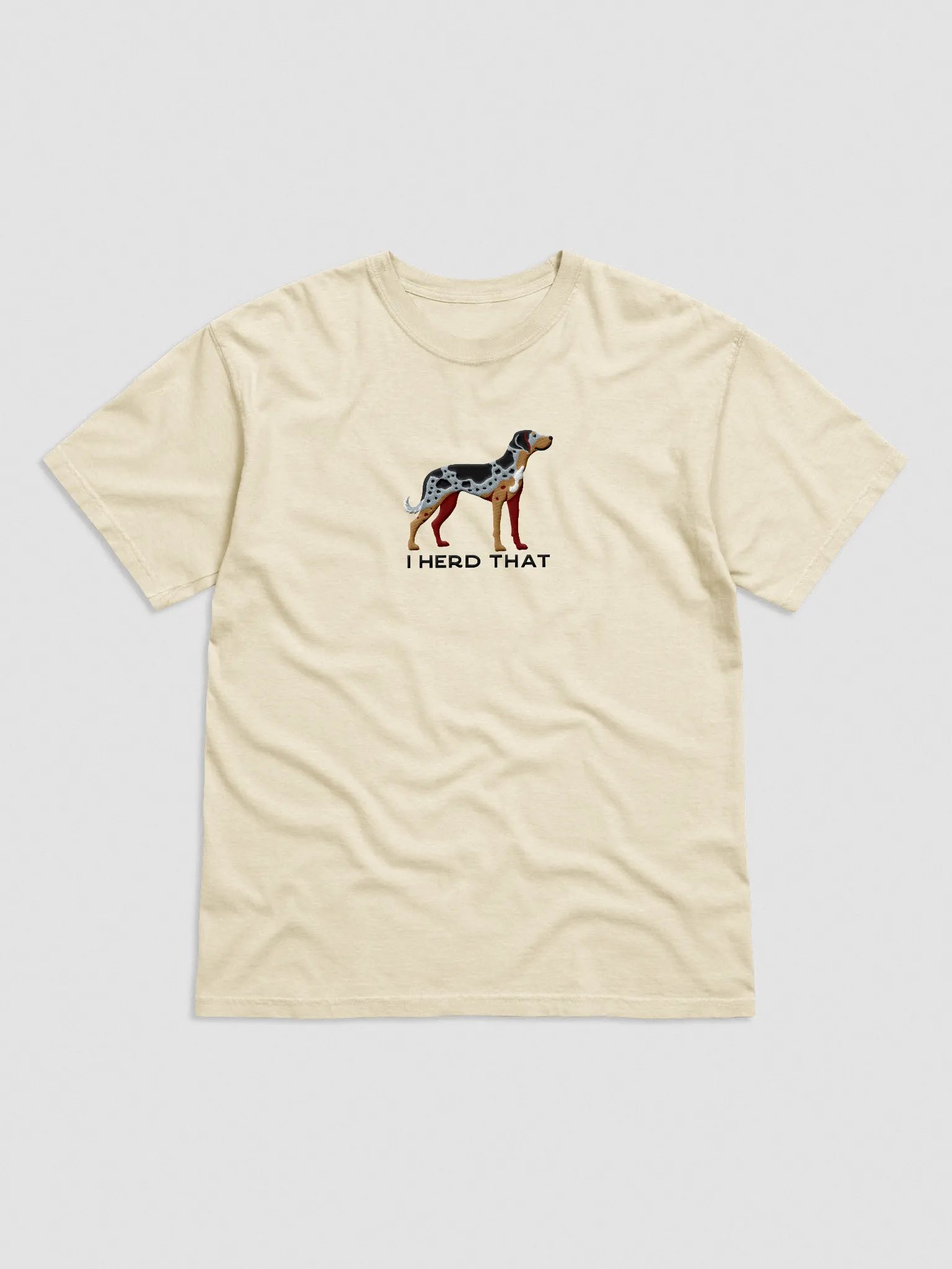 I Herd That T-Shirt(Embroidered) of a Catahoula Leopard Dog product image (4)