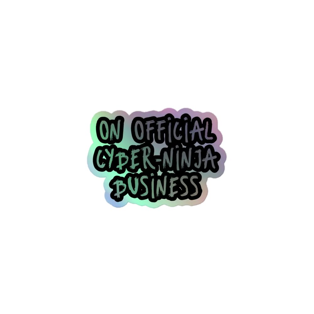 Official Cyber-Ninja Business (Holo) product image (1)