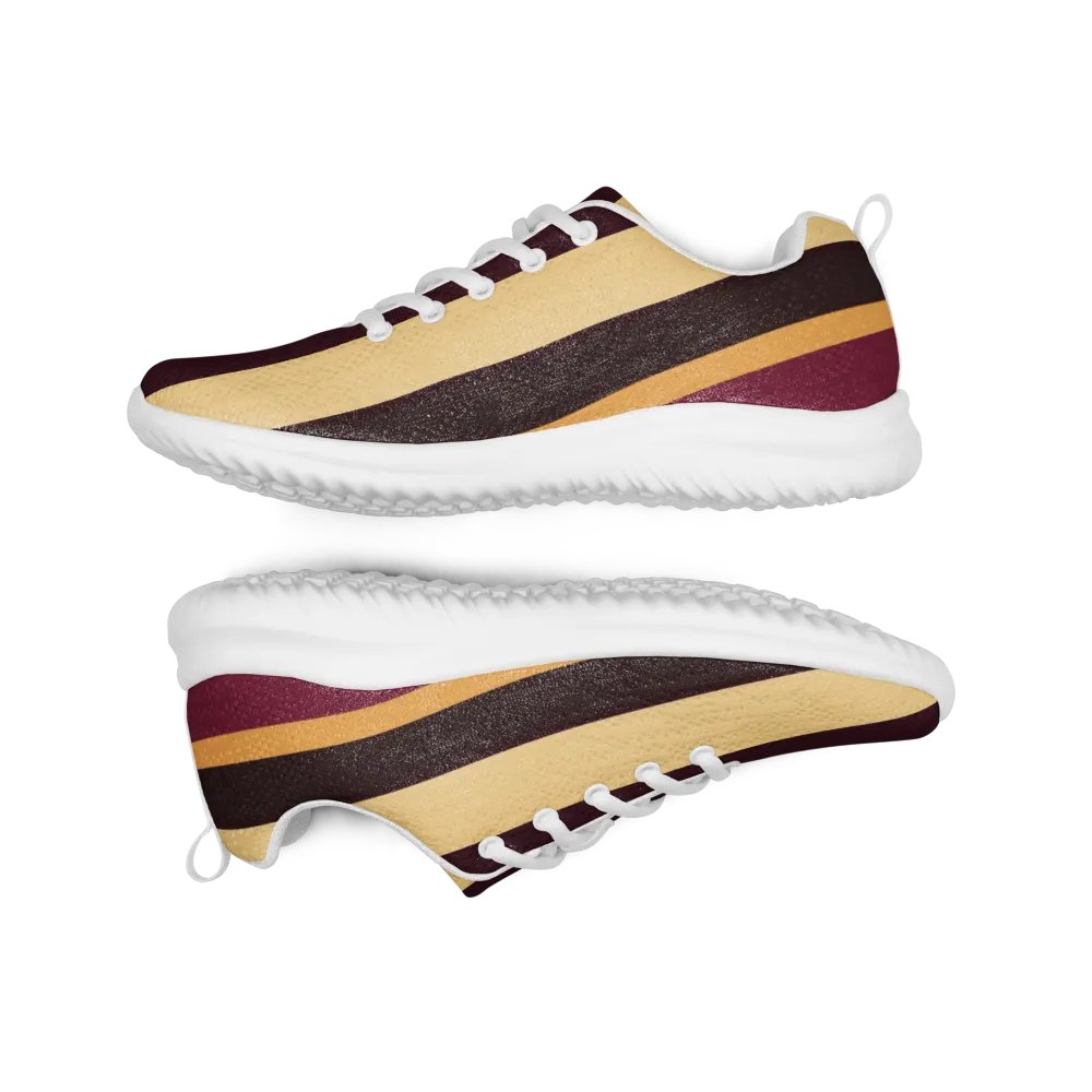 Maroon and Desert Stride Women's Sneakers product image (9)