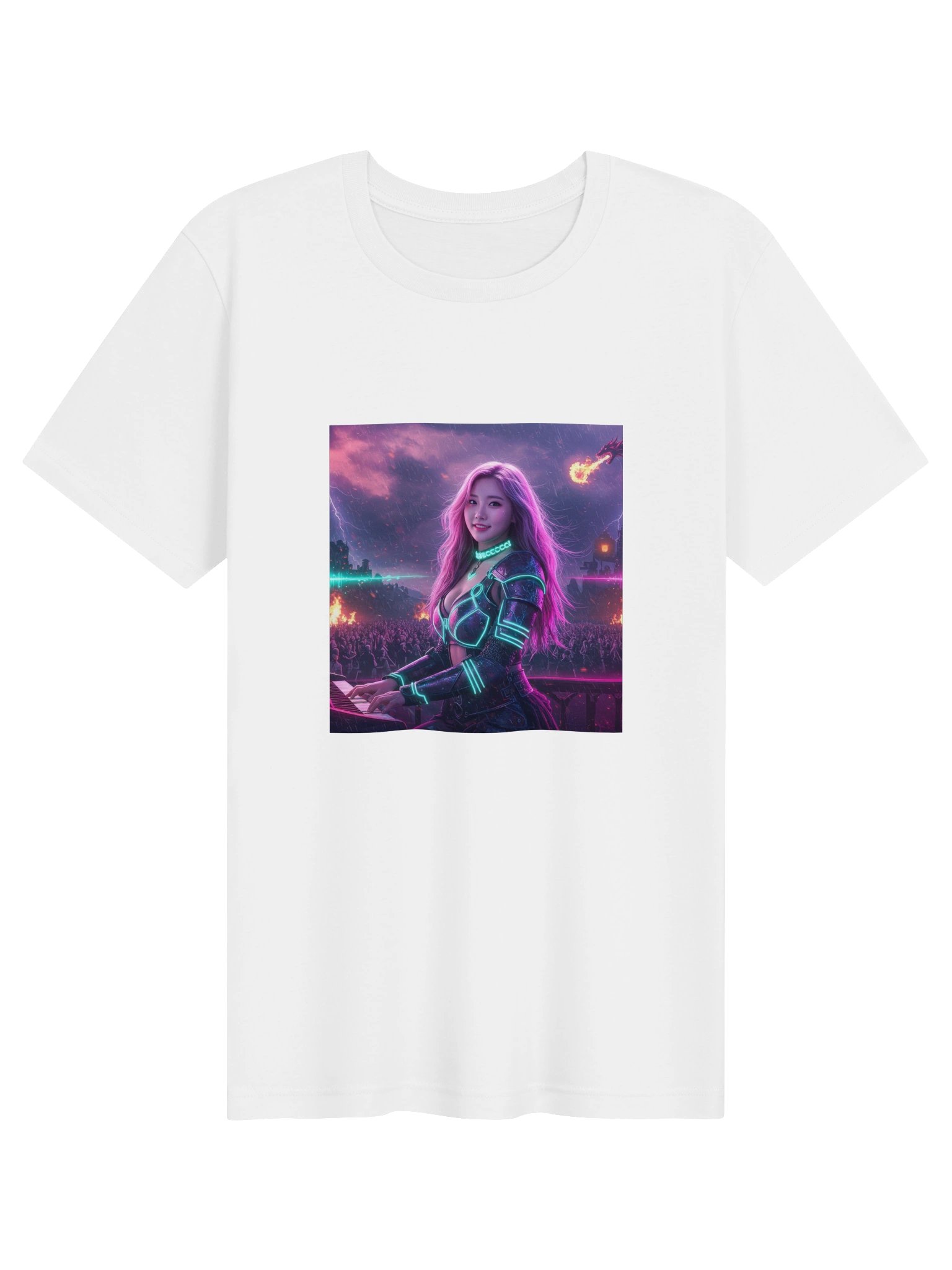 Deltasona Unisex Supersoft Cotton T-Shirt - White product image (1)