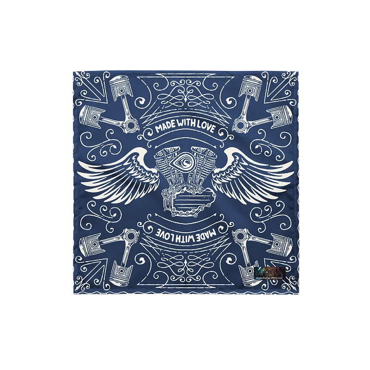 MötoGraffitti Biker Blues Bandana product image (1)