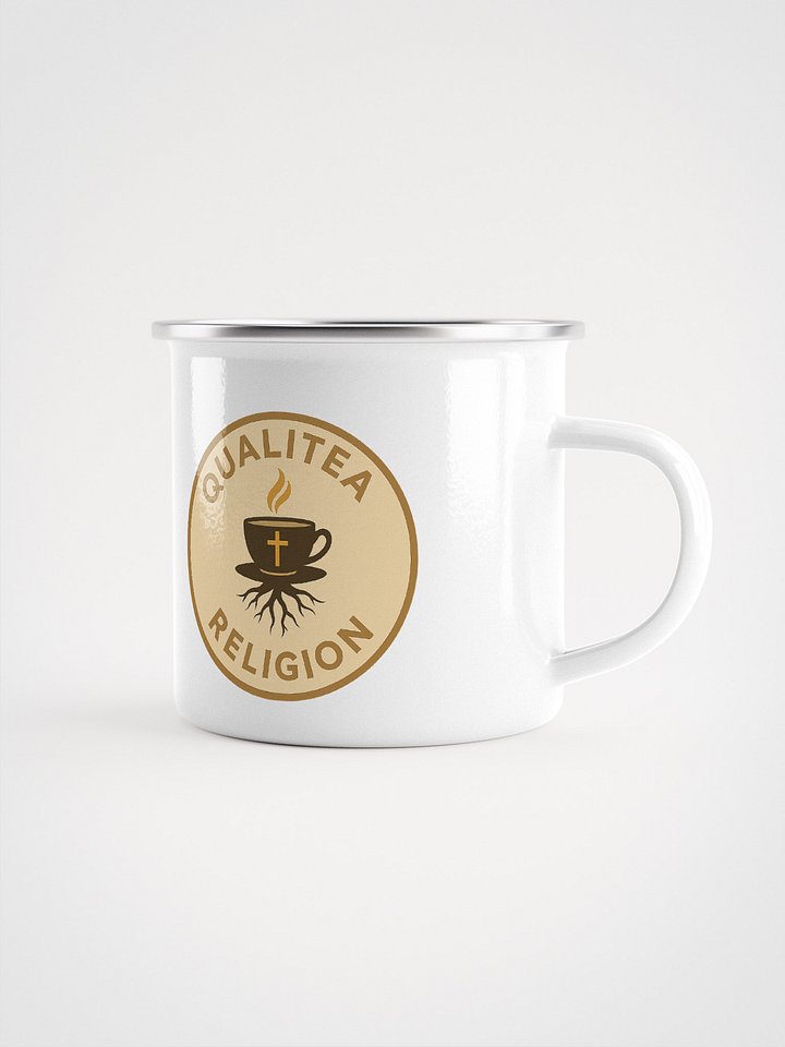 QualiTEA Religion Collection — Enamel Metal Mug product image (1)