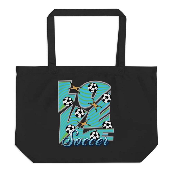 Love Me Soccer Oganic Cotton Tote product image (1)