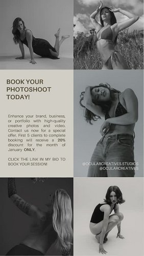LIMITED TIME OFFER JANUARY ONLY! 
Start the New Year with a photoshoot that you never knew you needed.
First 5 clients that c...