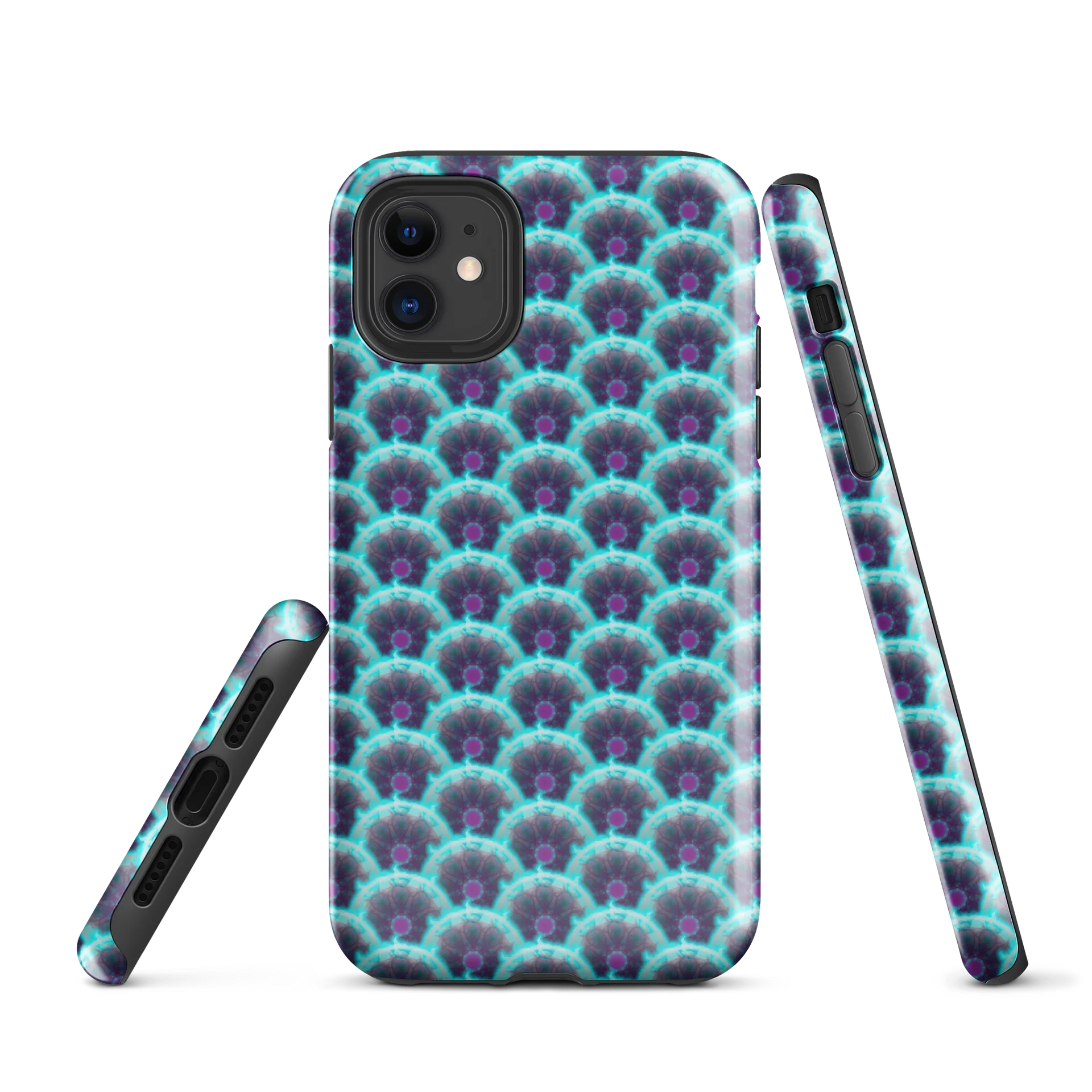 Neon Bloom Abstract iPhone Tough Case product image (1)