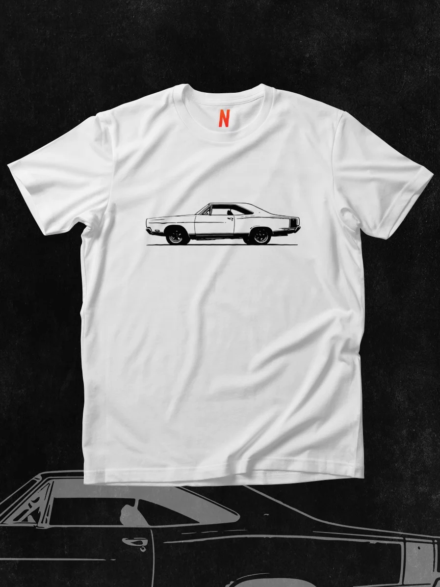 Car Vintage Tee – Minimalist Classic Muscle Car Graphic T-Shirt product image (1)
