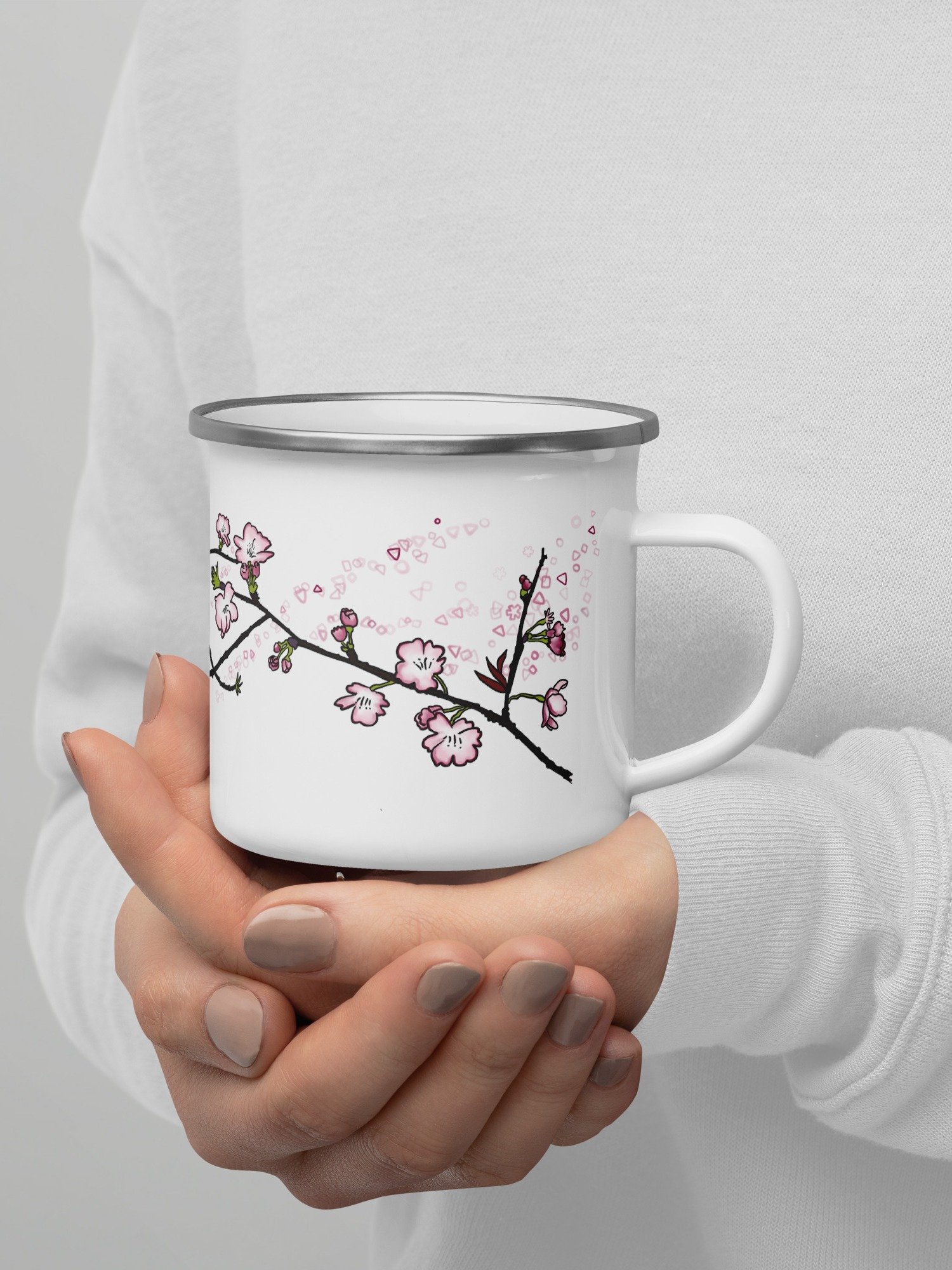 Spring Cherry Blossom Camping Mug product image (2)