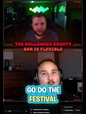 Festival bounties are open to creativity. Apparently a questionable ghost costume counts. We can do better. From This Week at Shrouded episode 167 with agreener and Wrecked. #ThisWeekAtShrouded #SGC #Gaming #Shorts