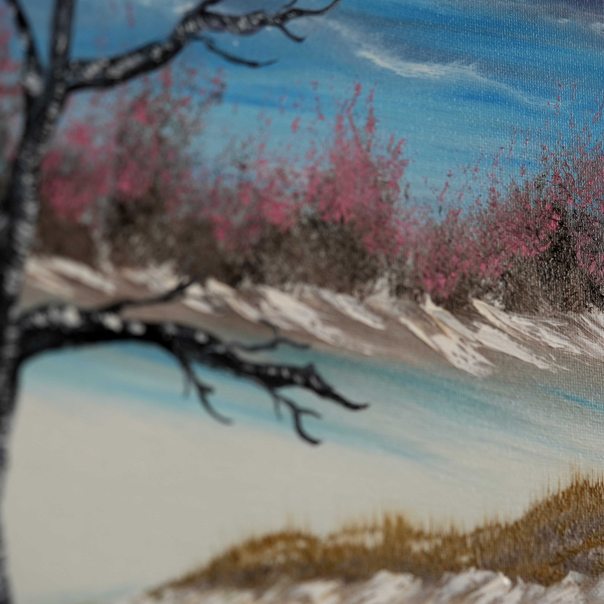 The Winter Flowers (Original) 12x12 Canvas product image (2)