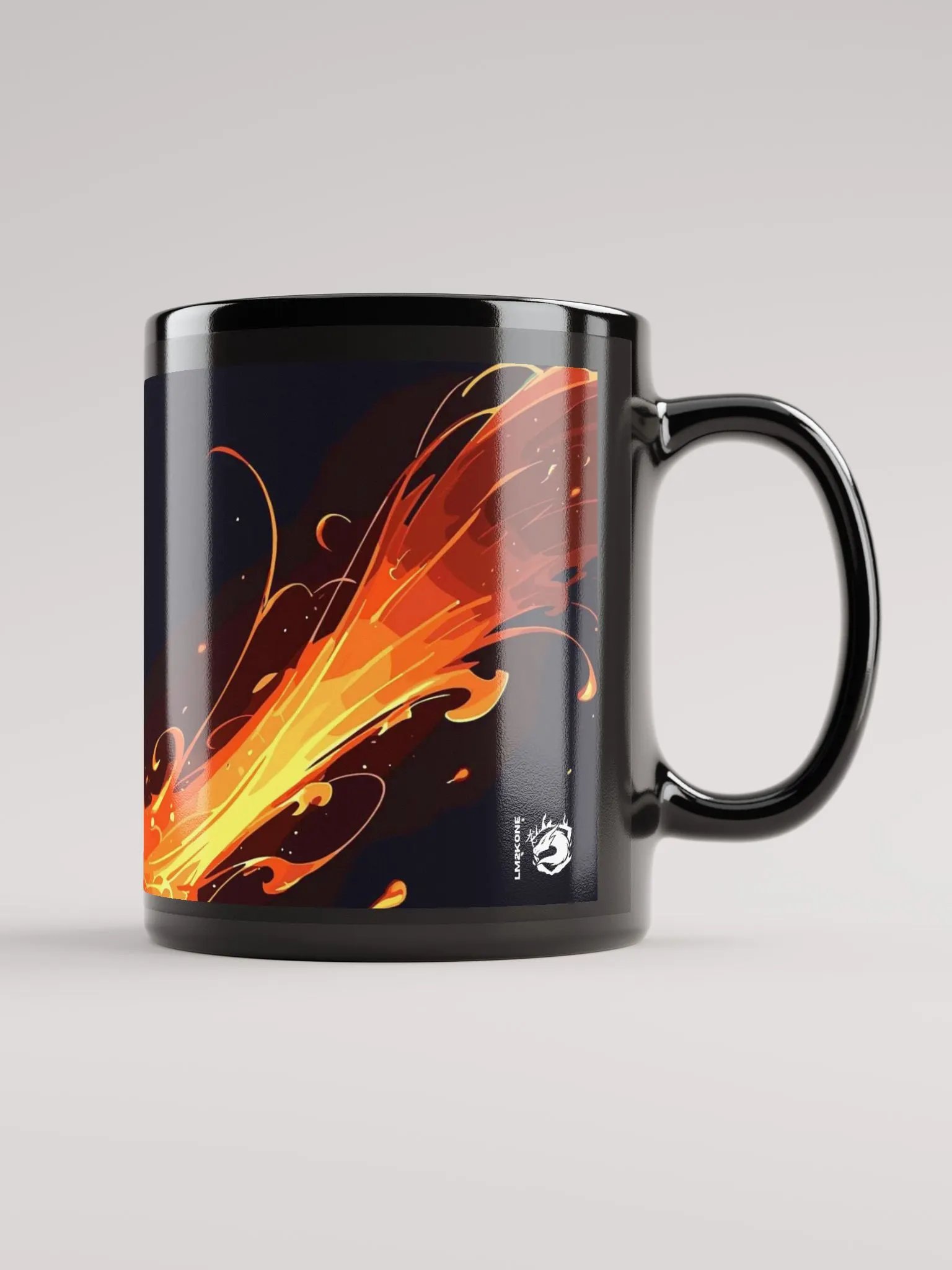 Inferno Flow Black Mug product image (3)