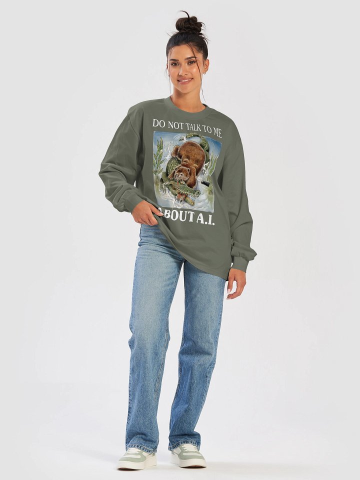 Don't Talk A.I. - BB x ASC Long Sleeve TShirt product image (2)
