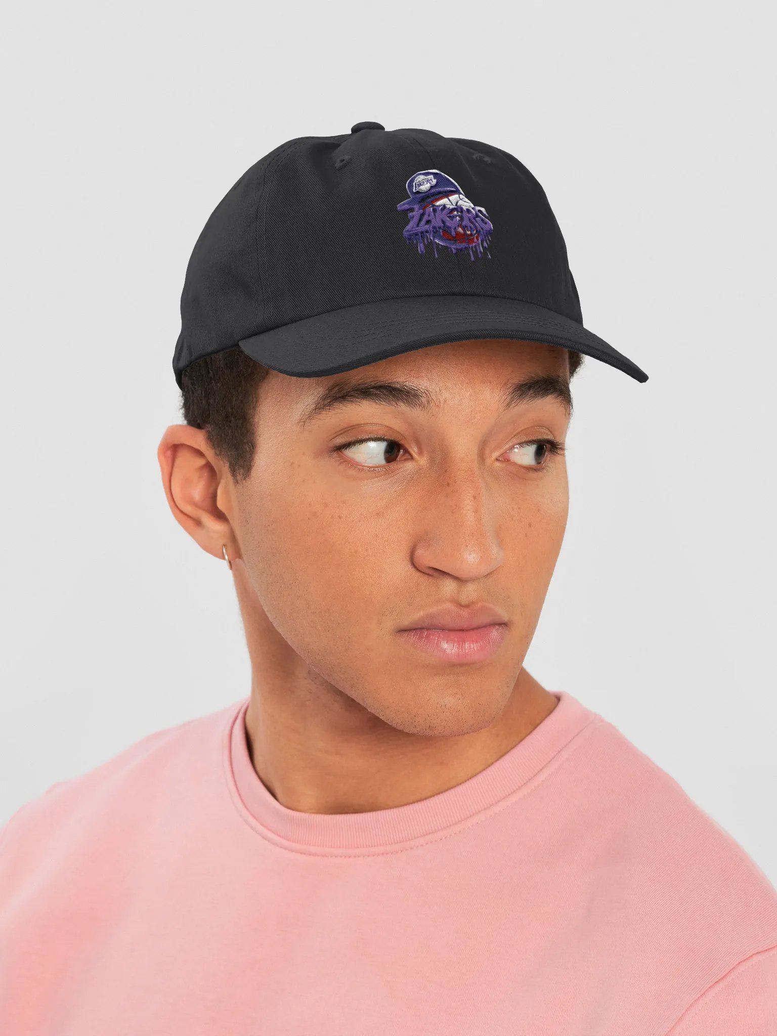 Lakers Graffiti Dad Hat product image (22)