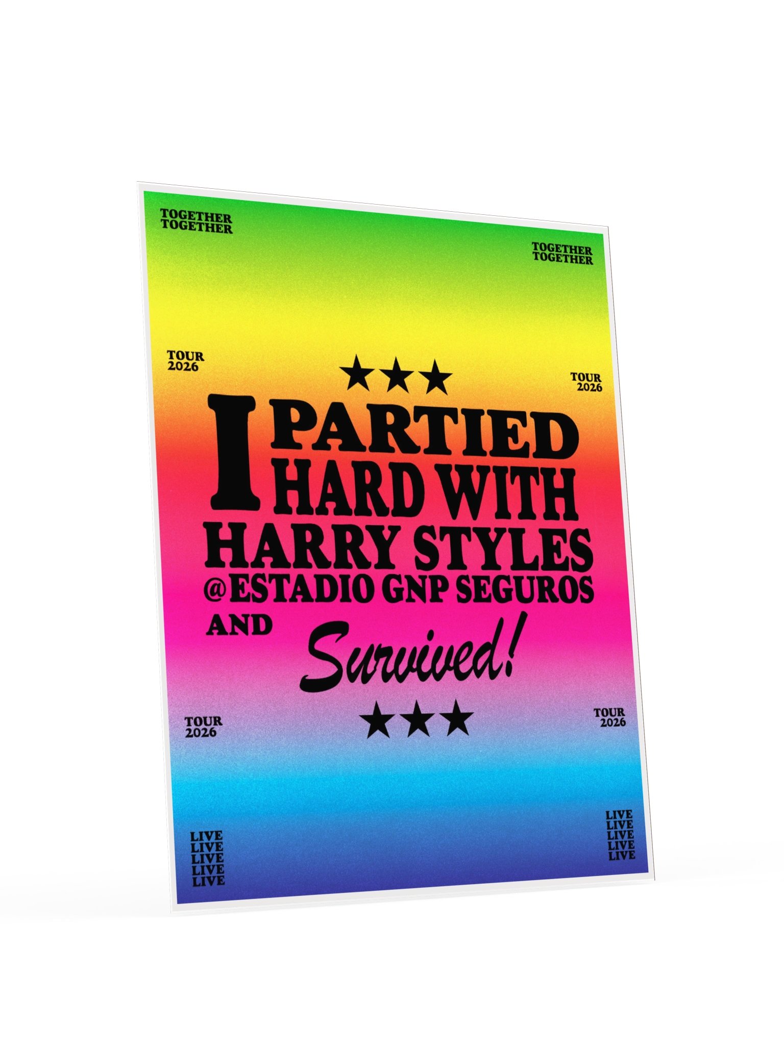 Partied Hard Mexico City Poster product image (4)