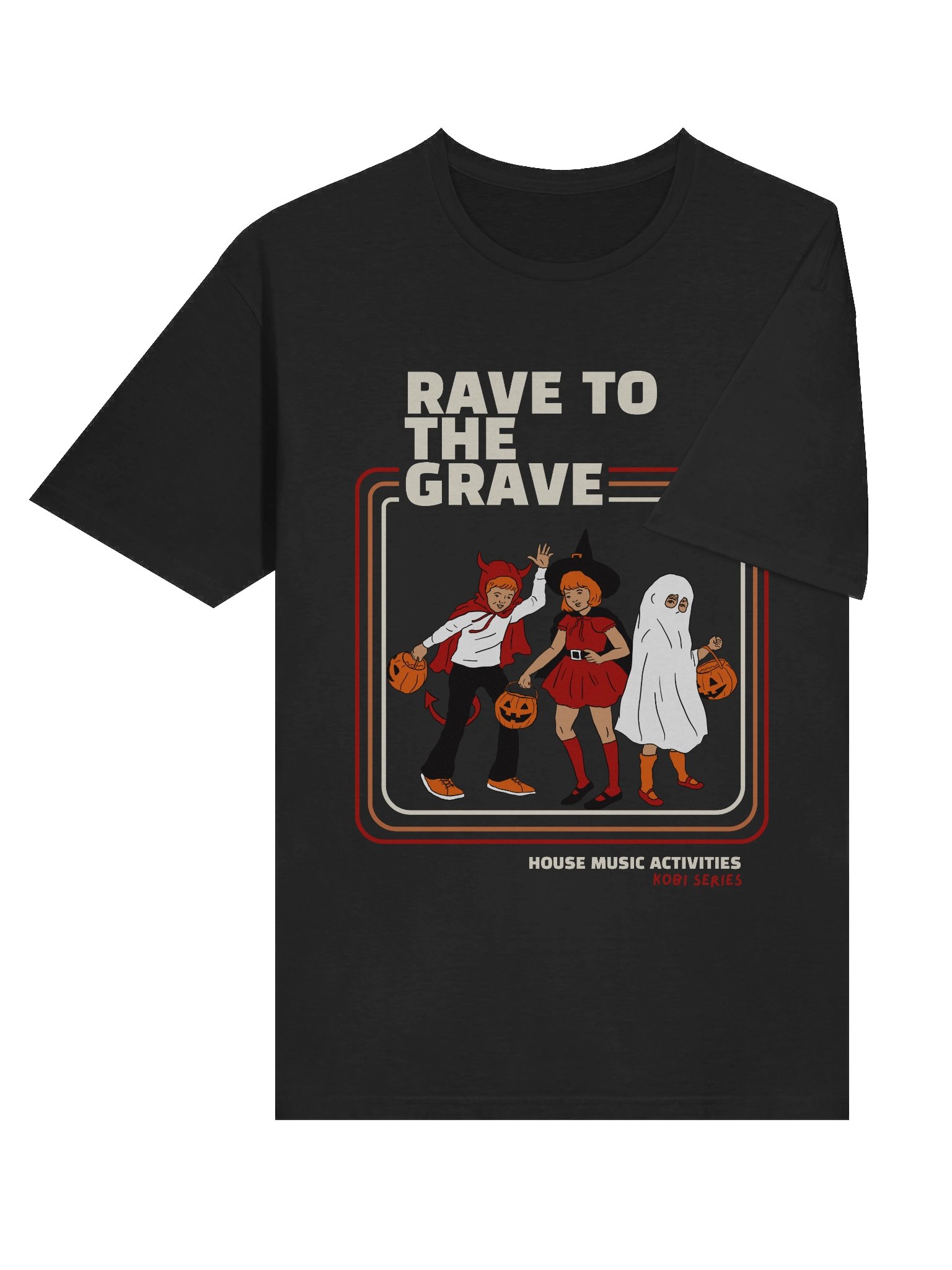 Rave to the Grave Halloween Unisex T-Shirt product image (8)