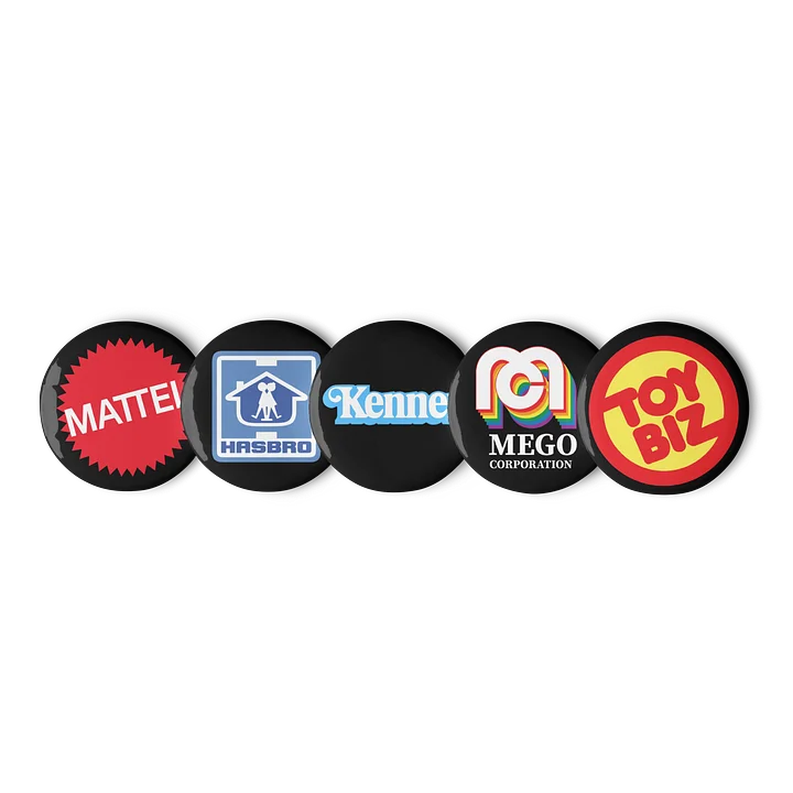 Toy Collector Pin Button Set product image (1)