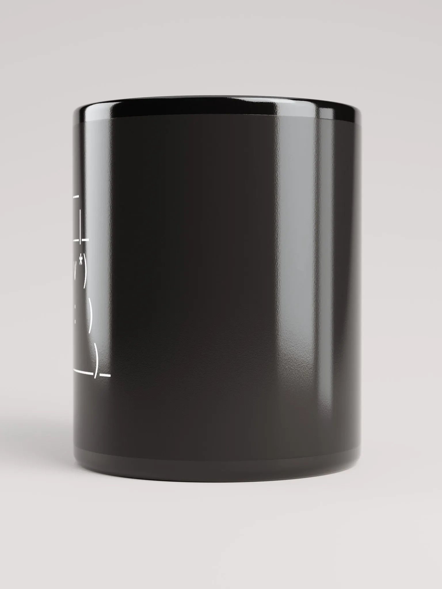 ASCII Snowman Black Mug product image (5)