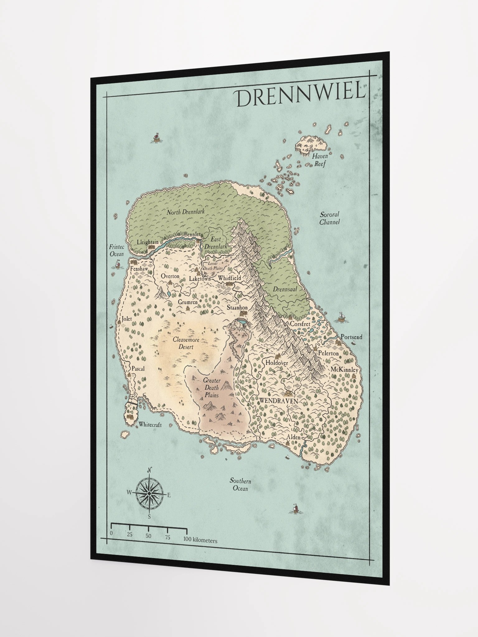 Map - Drennwiel - Poster product image (3)