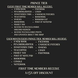 Book Club Tier 4: Prince