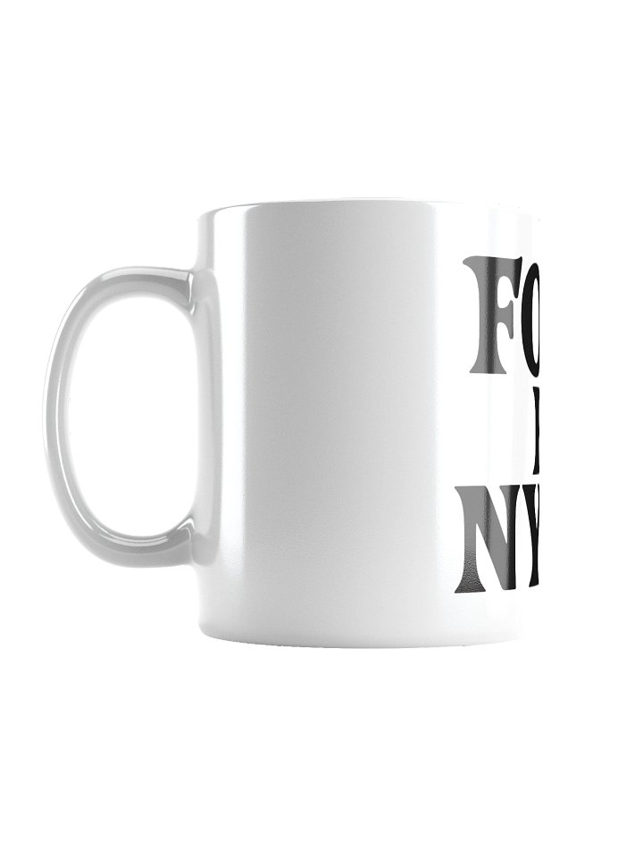 FOOD FI NYAM White Glossy Mug product image (1)
