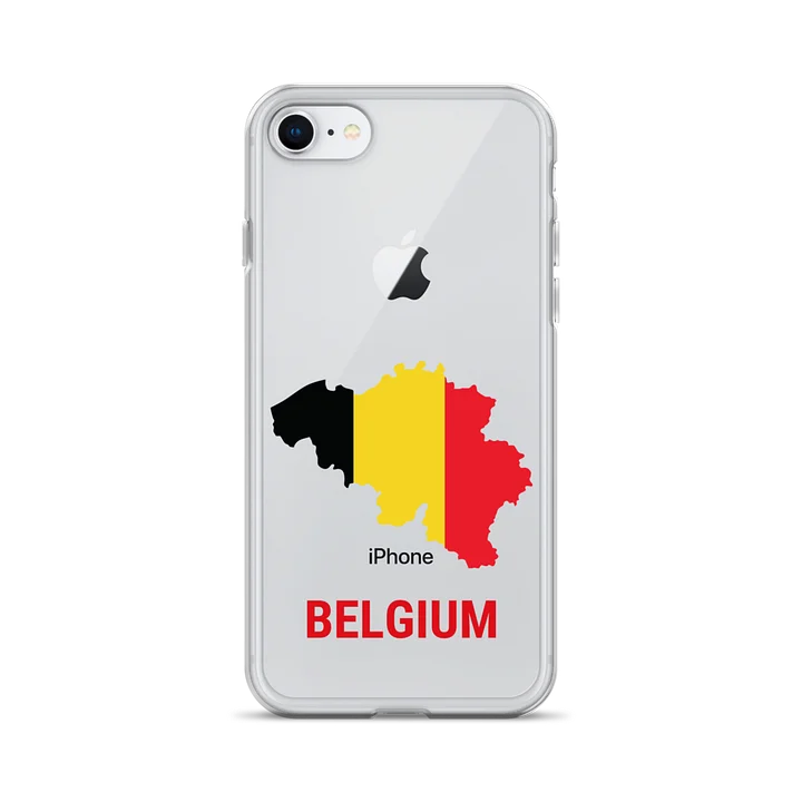 Belgium 2026 World Cup Flag iPhone Tough Case - Belgium Soccer Phone Cover - Dual Layer Protective Case product image (1)