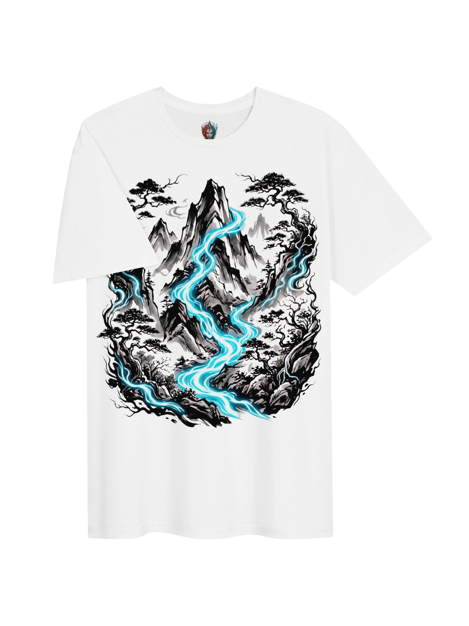 Psionic Current | Japanese Ink Fantasy Landscape product image (3)