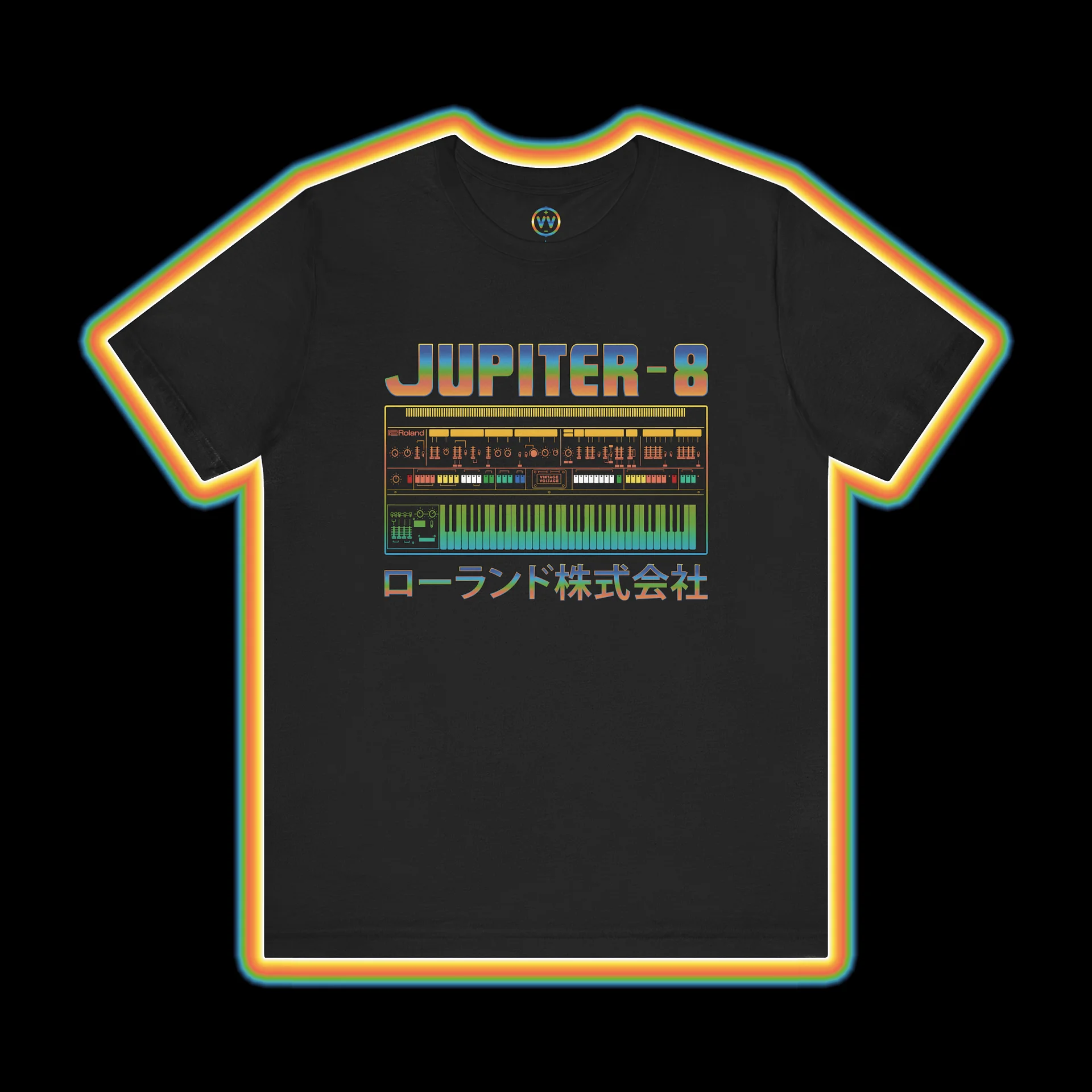 Jupiter 8 T-Shirt - Roland JP-8 (Vintage Analog Synthesizer)  product image (1)