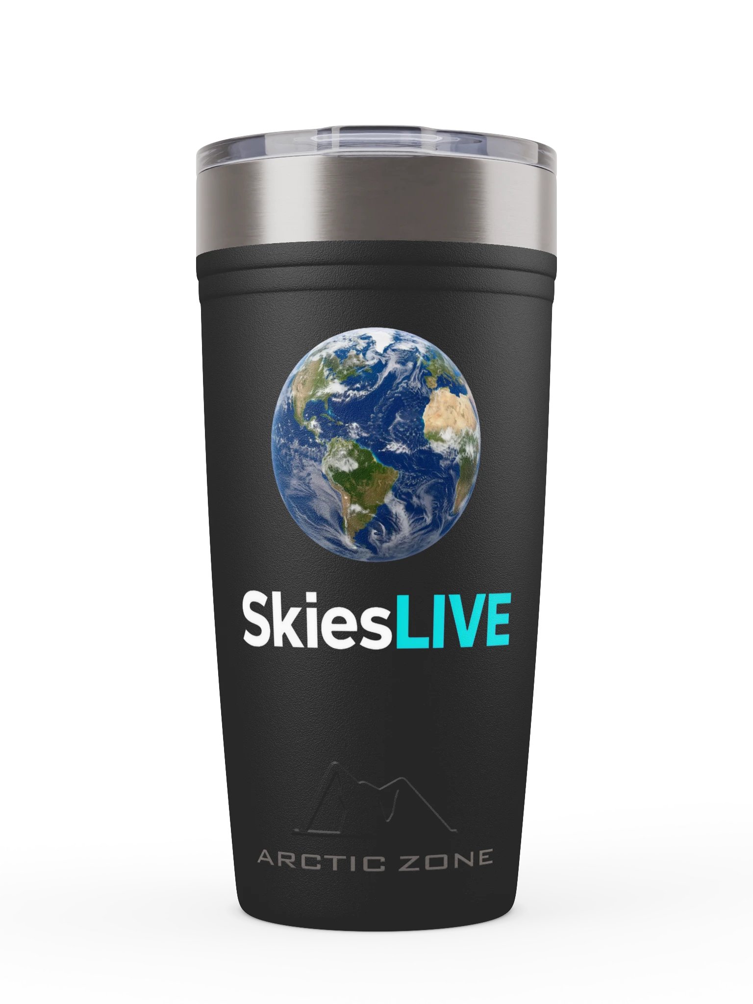 SkiesLIVE Earth Titan Tumbler (Black) product image (1)