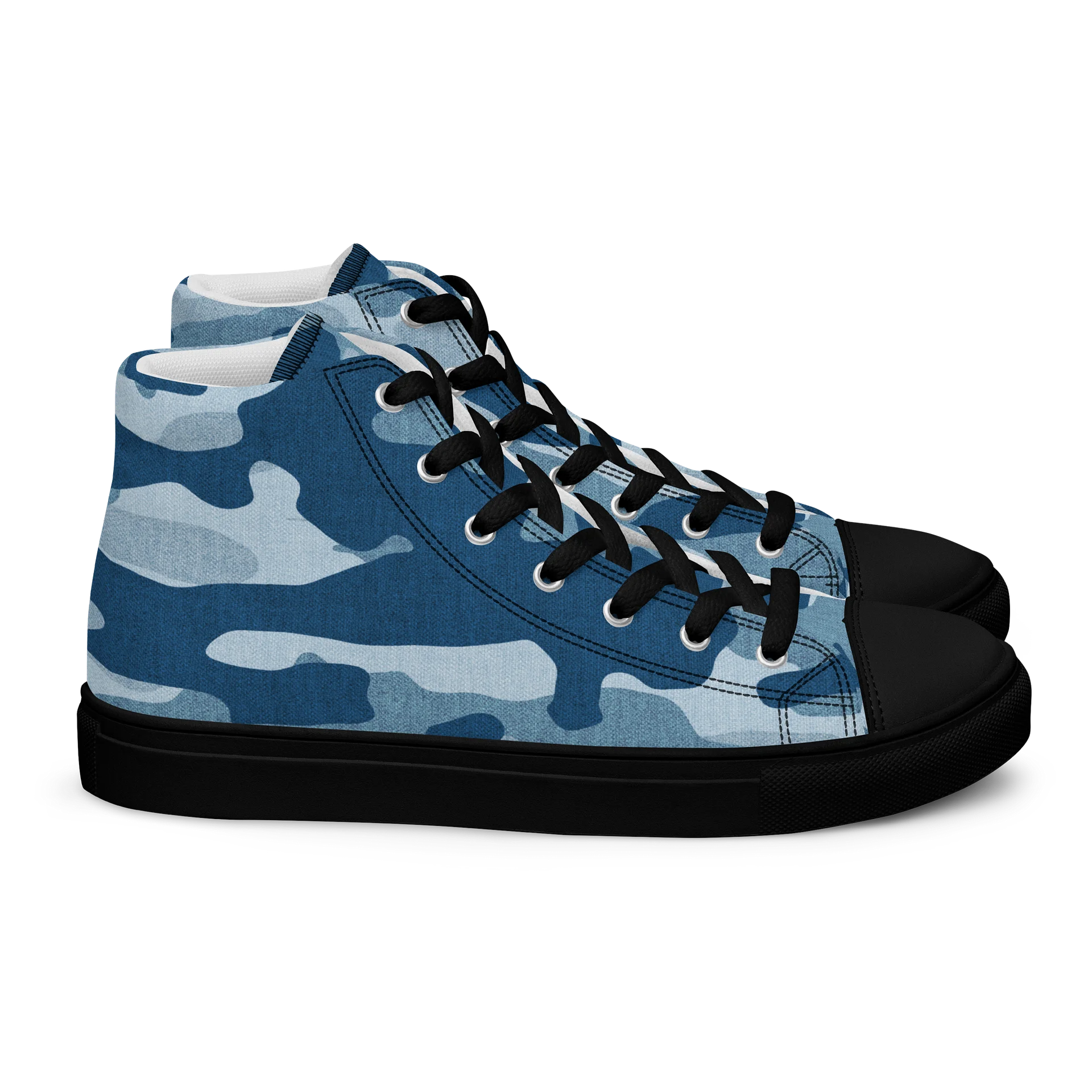 Blue Camo High Tops product image (2)