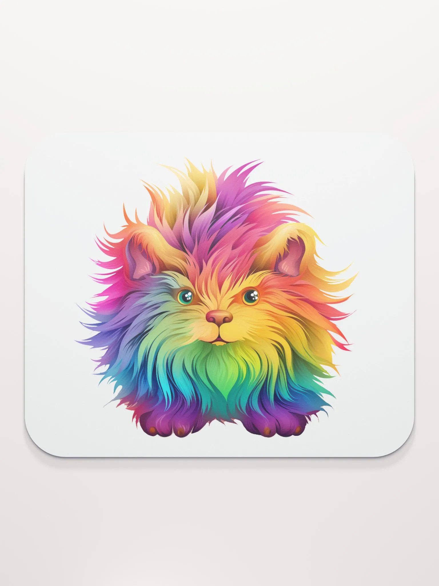 Sassy Persian Rainbow Design - Classic Mouse Pad product image (1)