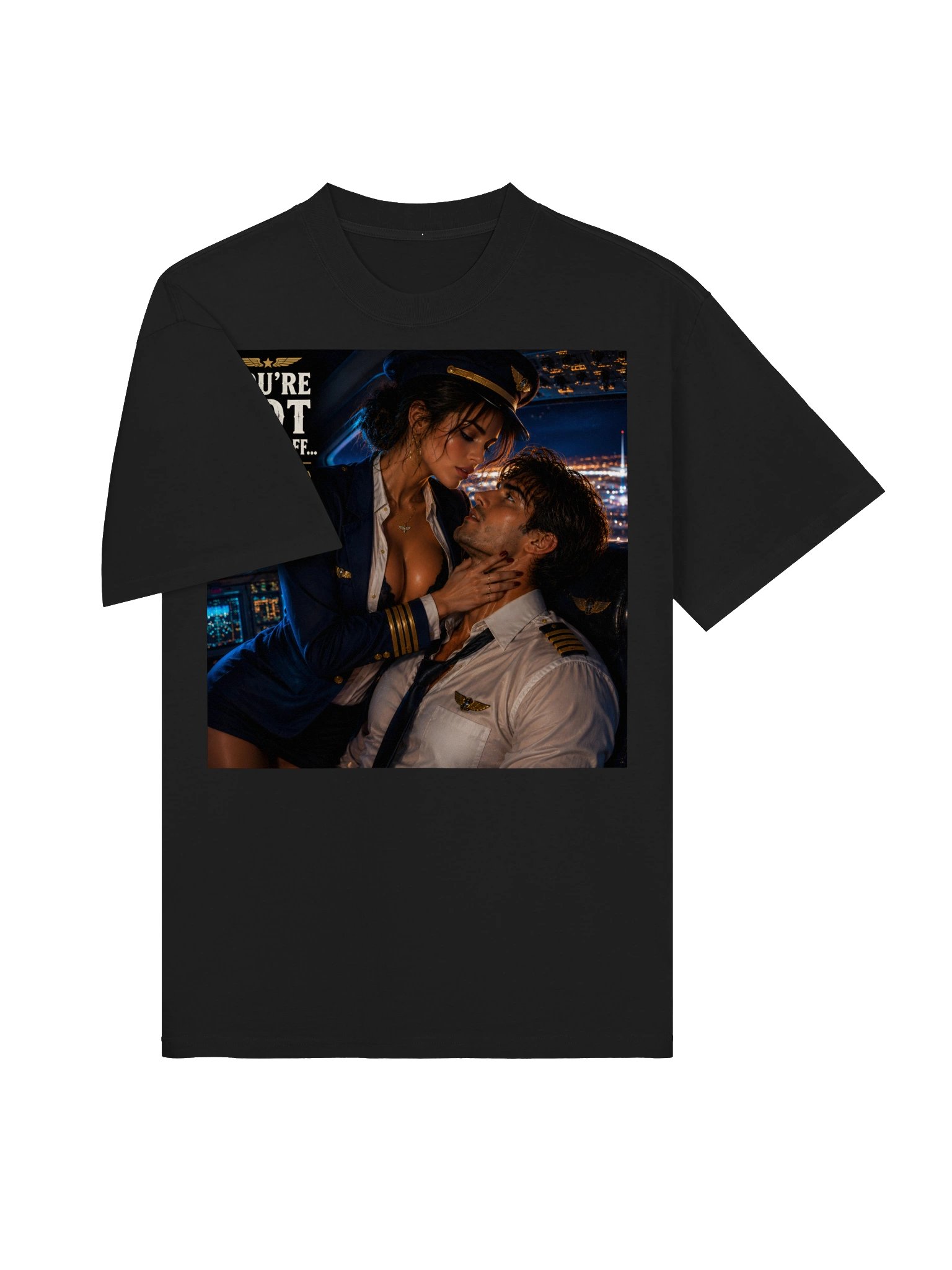 You’re Not Getting Off This Flight Unisex T-Shirt | Funny Pilot Couple Shirt | Flirty Aviation Gift product image (4)