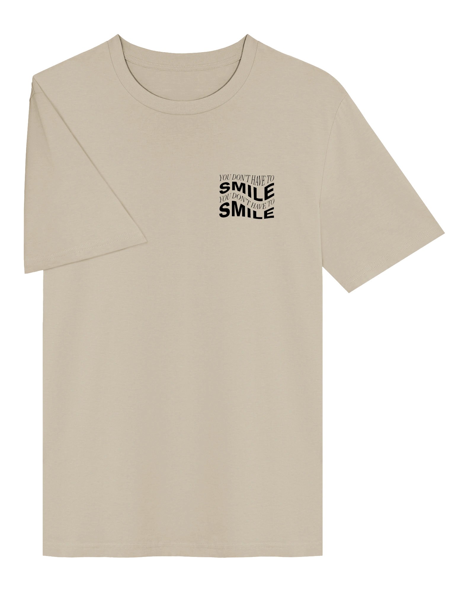 SMILE Organic Ribbed Crew-Neck T-Shirt product image (3)