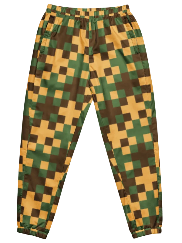 Geometric Woven Pattern Track Pants product image (1)