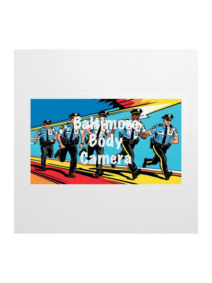 Baltimore Body Camera - OFFICIAL STICKER product image (1)