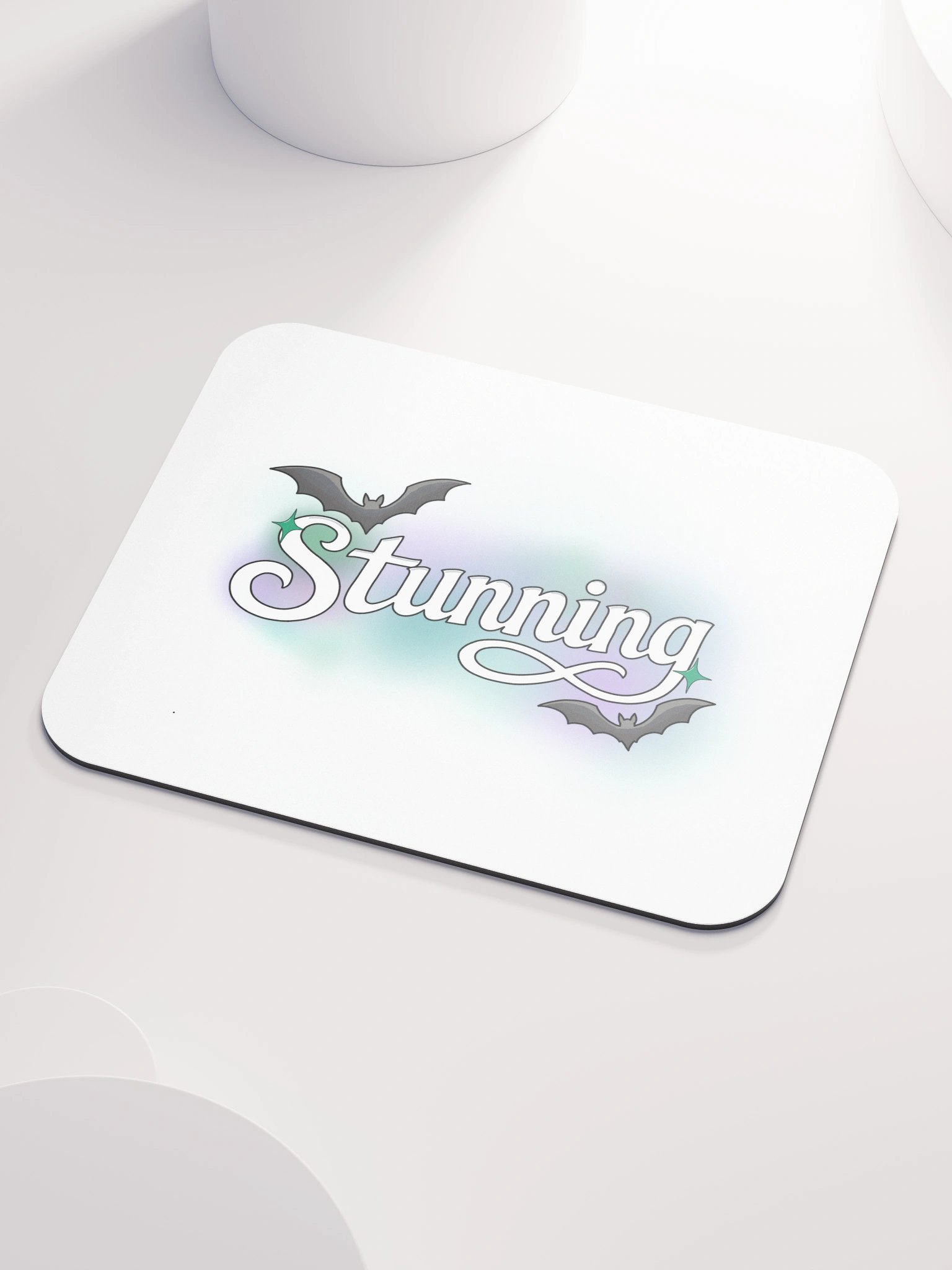 Stunning - White - White Mouse Pad product image (3)
