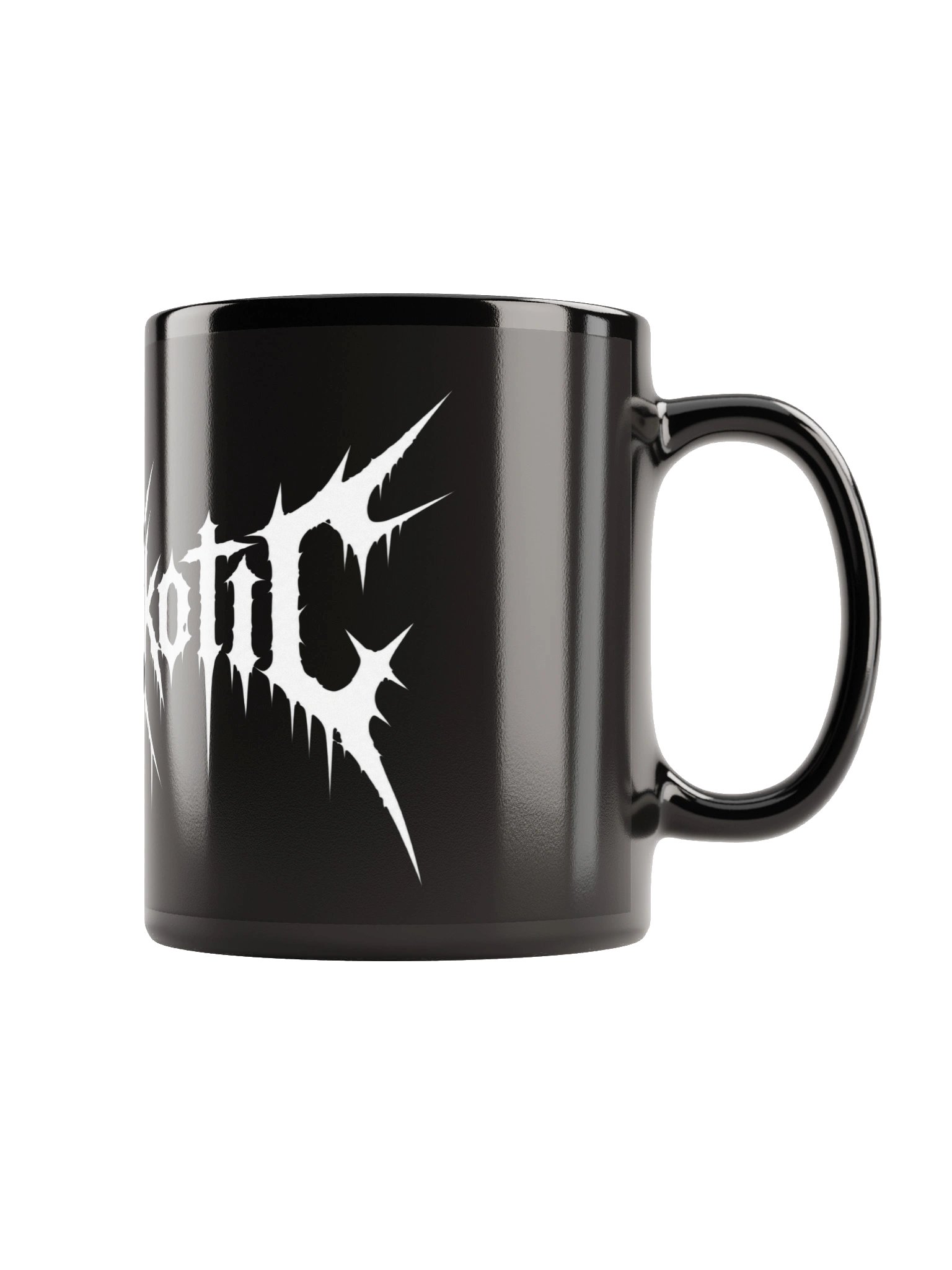 Psixkotic Dripping Logo Black Glossy Mug product image (5)