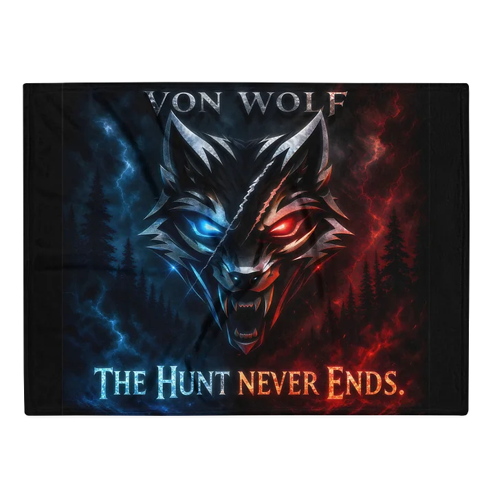 The Hunt Never Ends Blanket product image (1)
