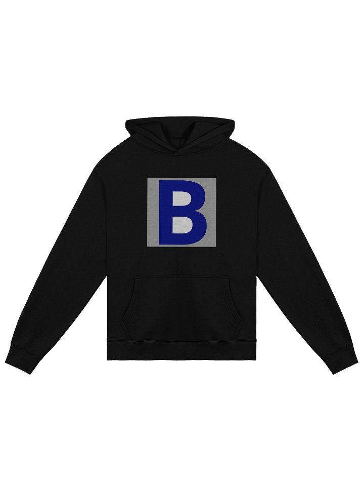 Bold Blue B Unisex Oversized Hoodie - Big B product image (2)