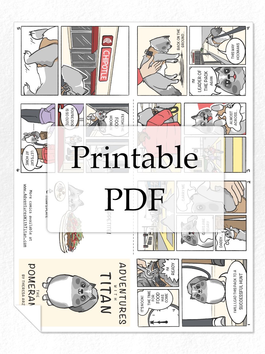 Minizine PDF: It's Lunch Time product image (2)