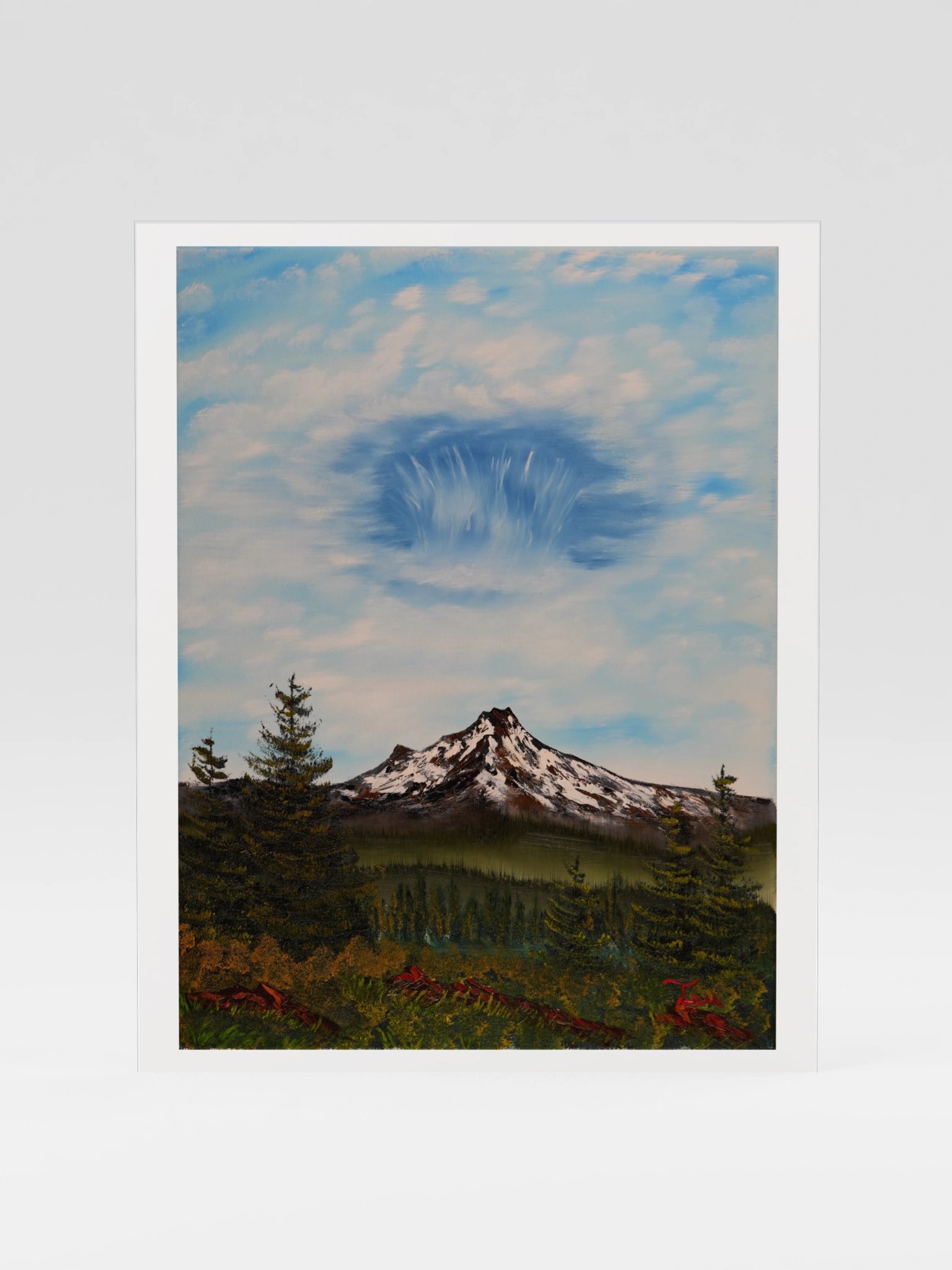 The Fallstreak Mountain - Matte Poster Print product image (1)