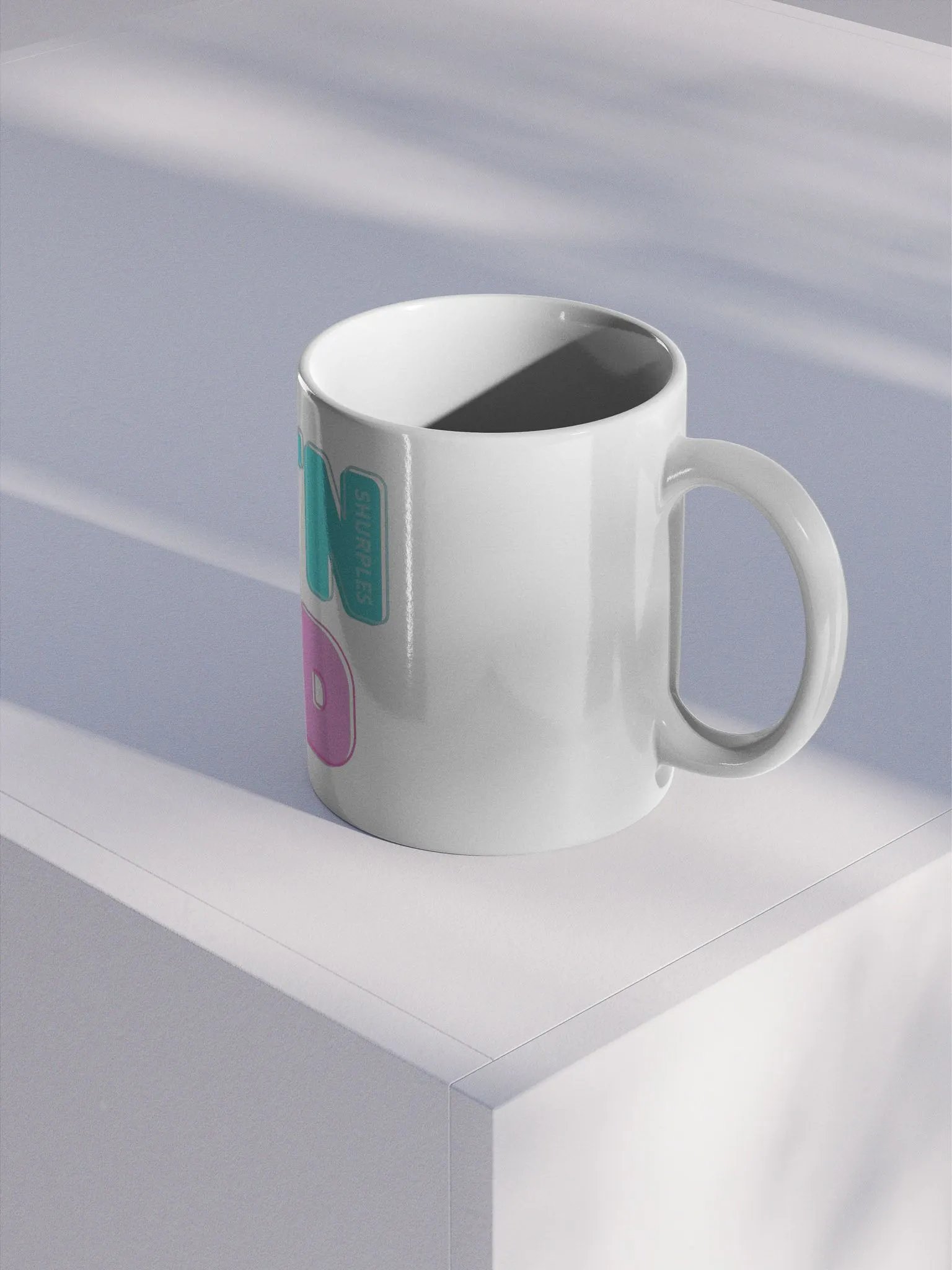 Bad'N Mad Mug - Blue & Pink product image (2)