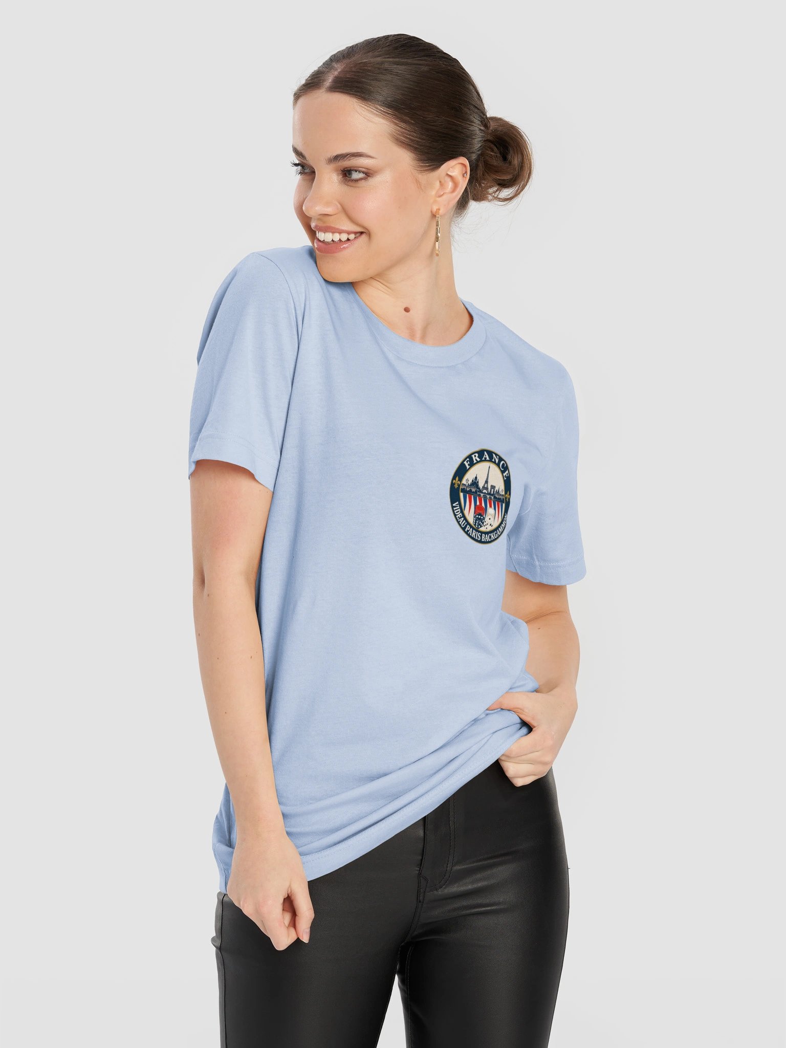 France Paris Backgammon Emblem Tee product image (11)