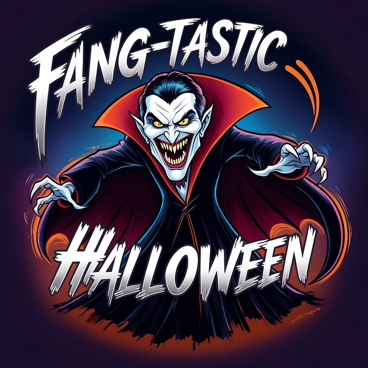 Halloween Fang Tasttic Vampire design product image (1)