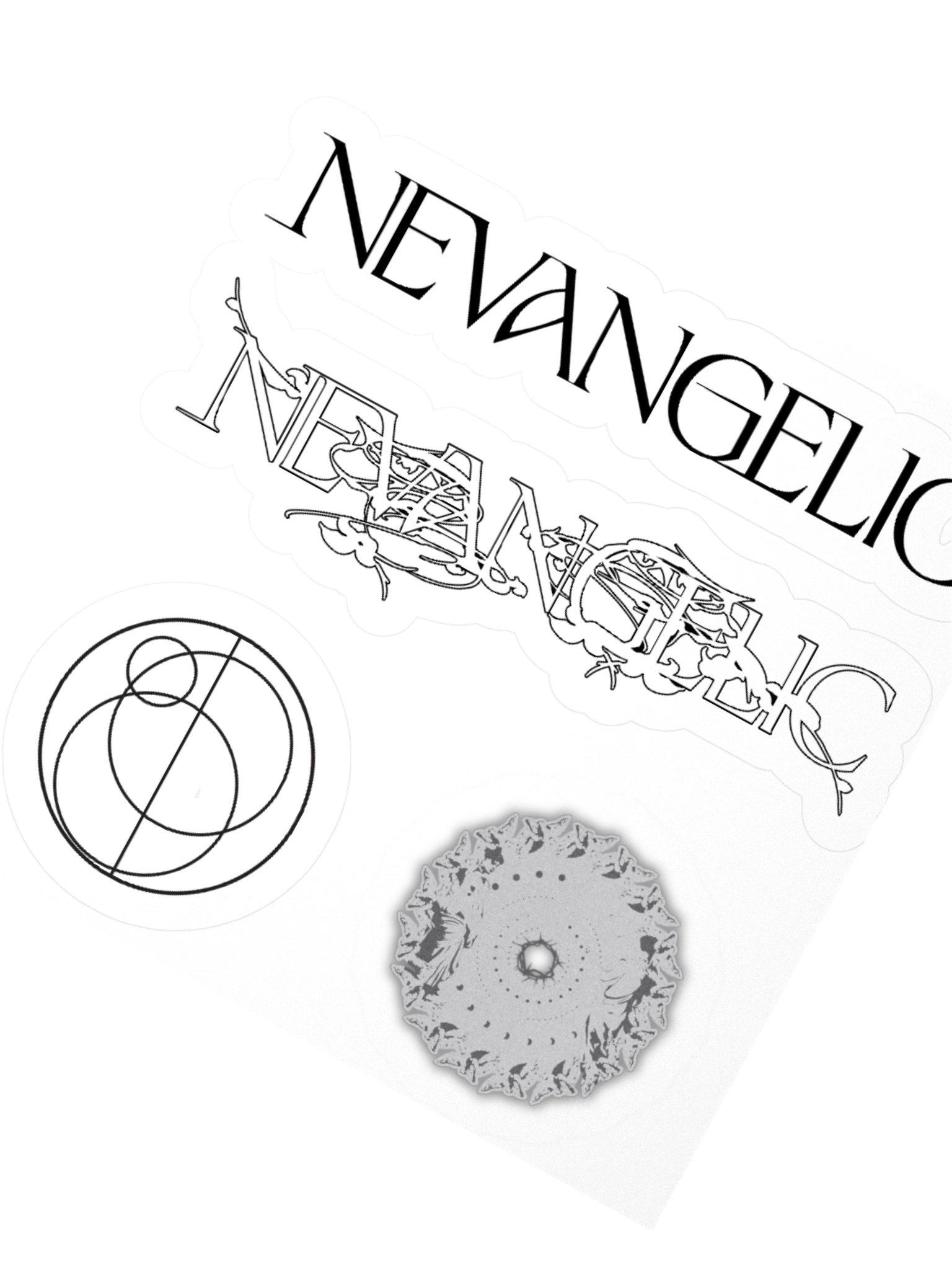Nevangelic stickers product image (2)
