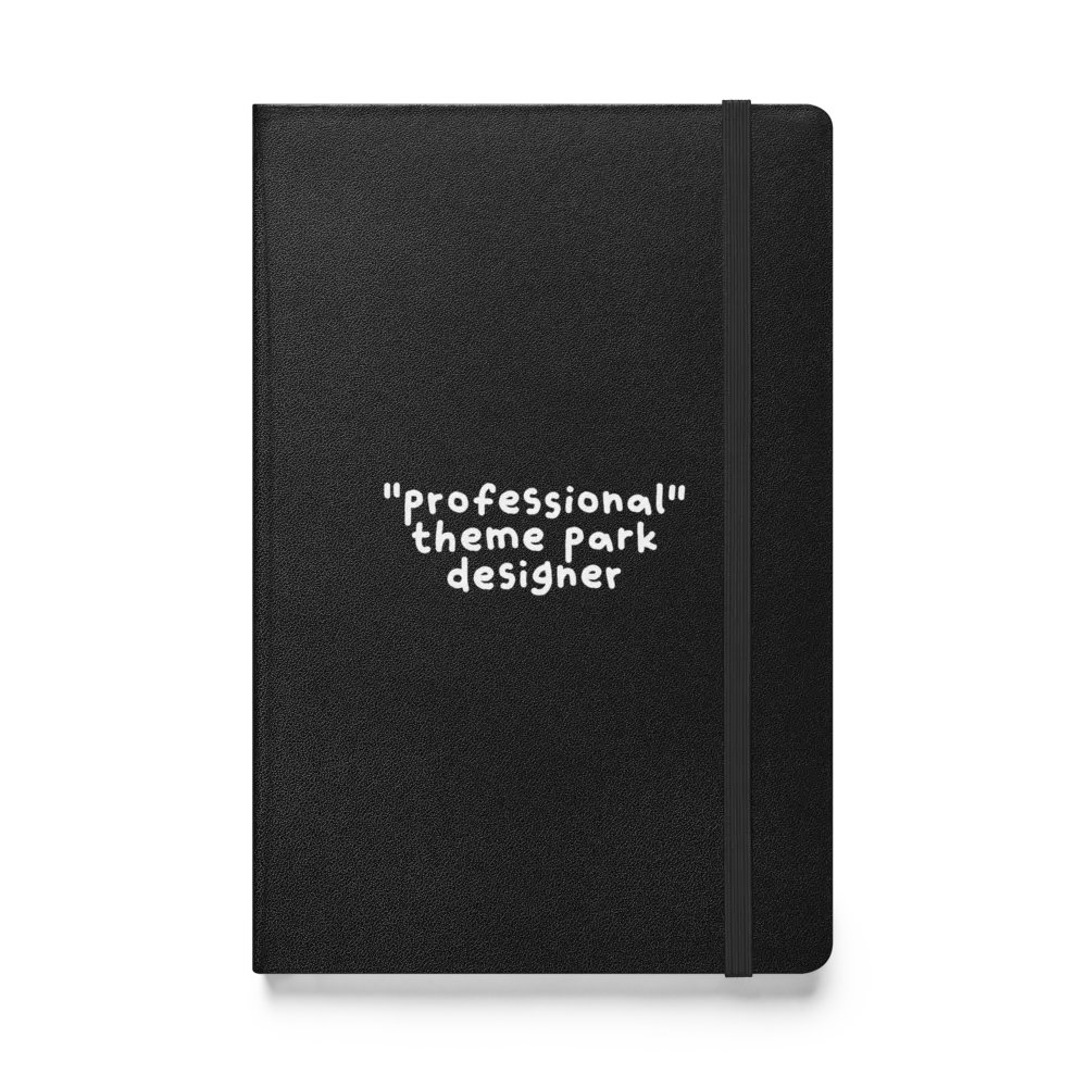 "Professional" Theme Park Designer Hardcover Notebook product image (1)