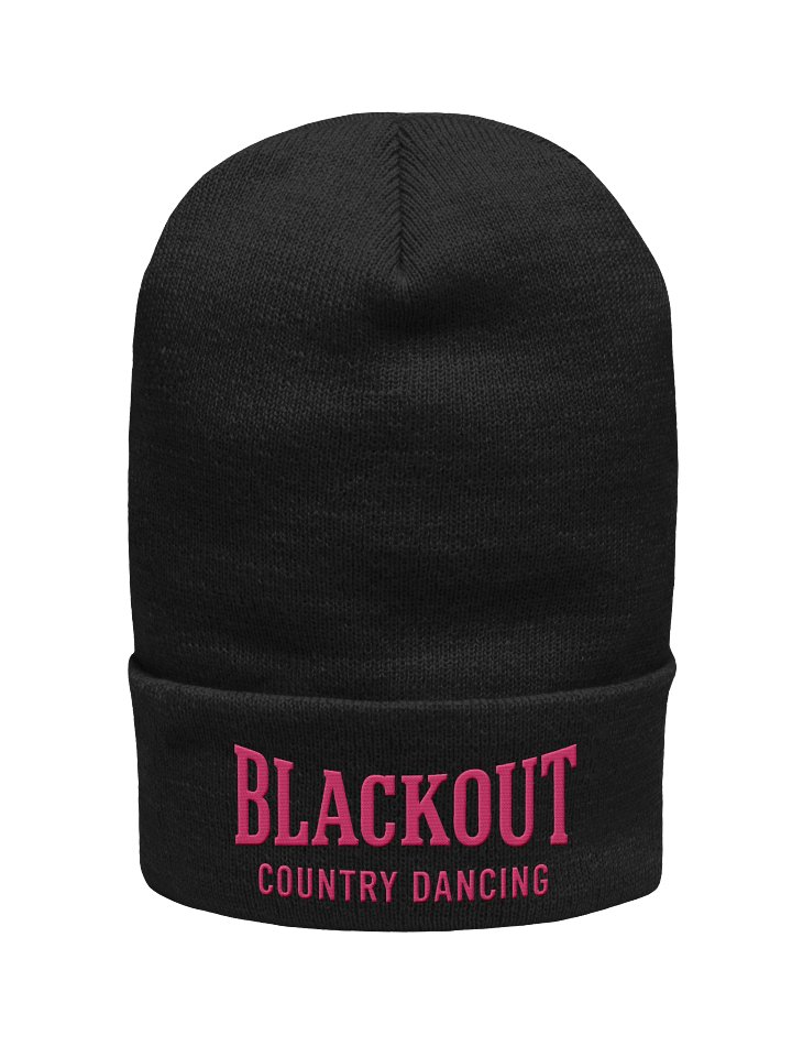Pink BLACKOUT beanie product image (1)