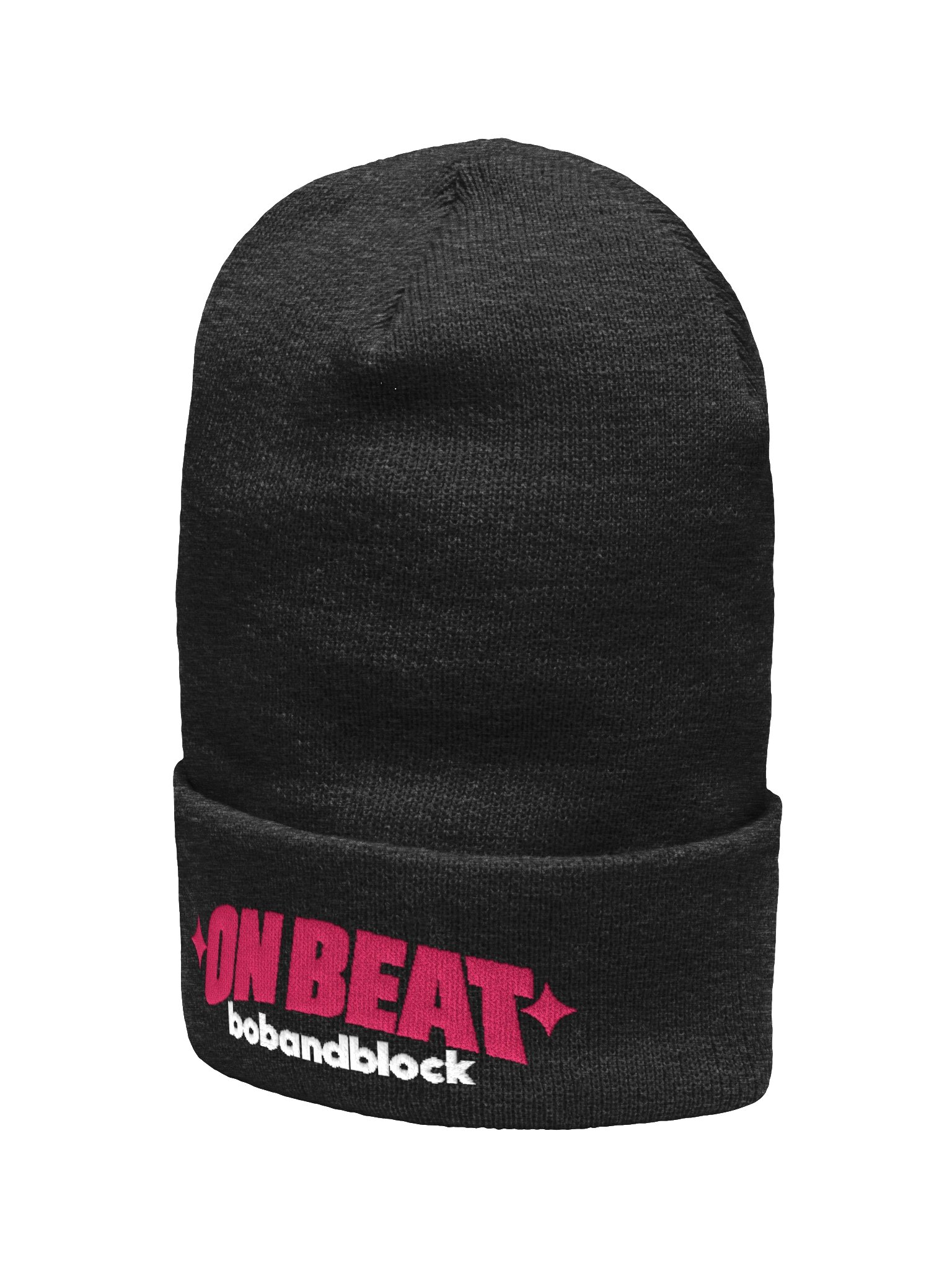 On Beat Embroidered Beanie product image (2)
