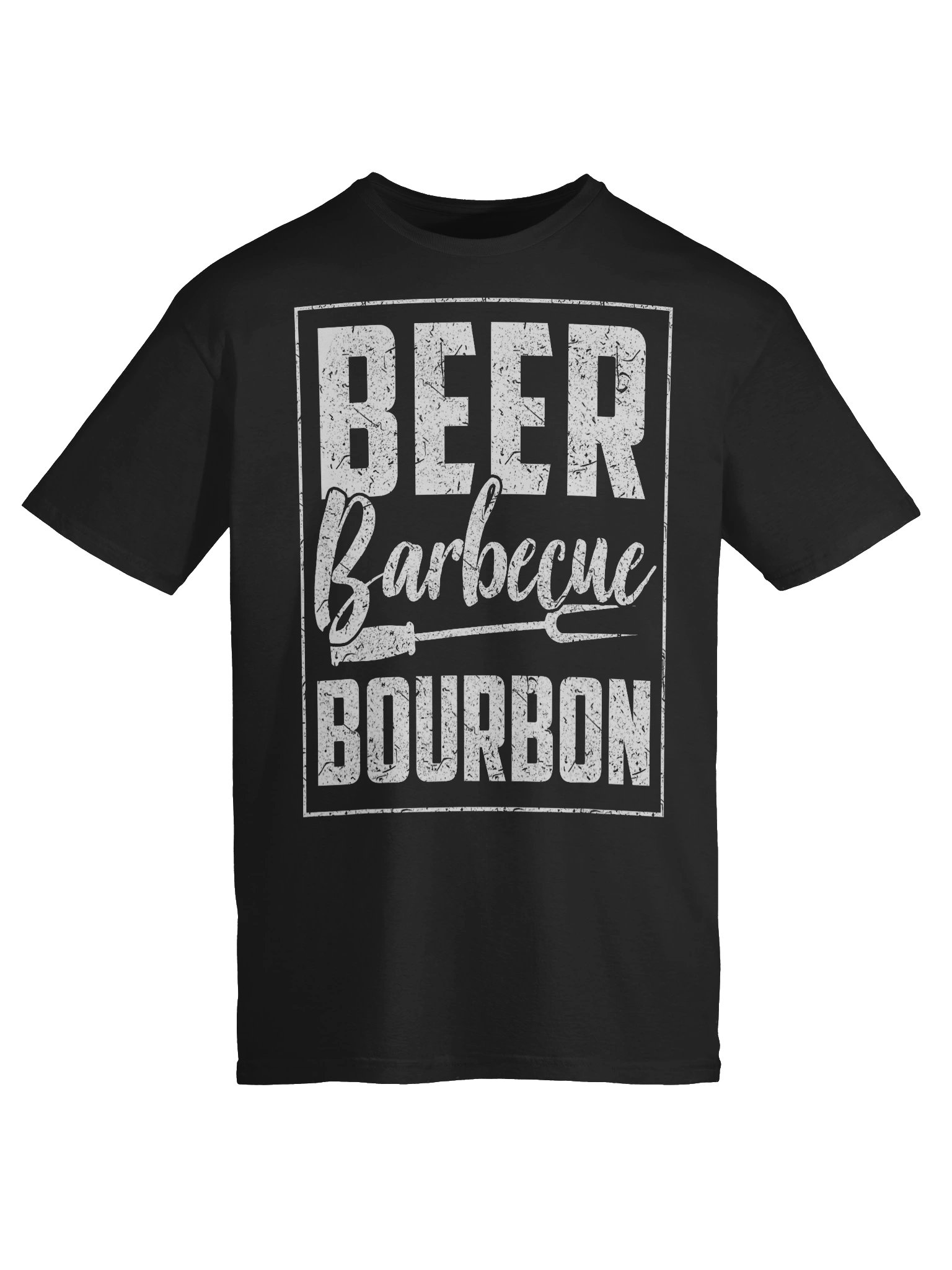 Beer. Barbecue. Bourbon. – Gildan Softstyle Unisex T-Shirt product image (6)