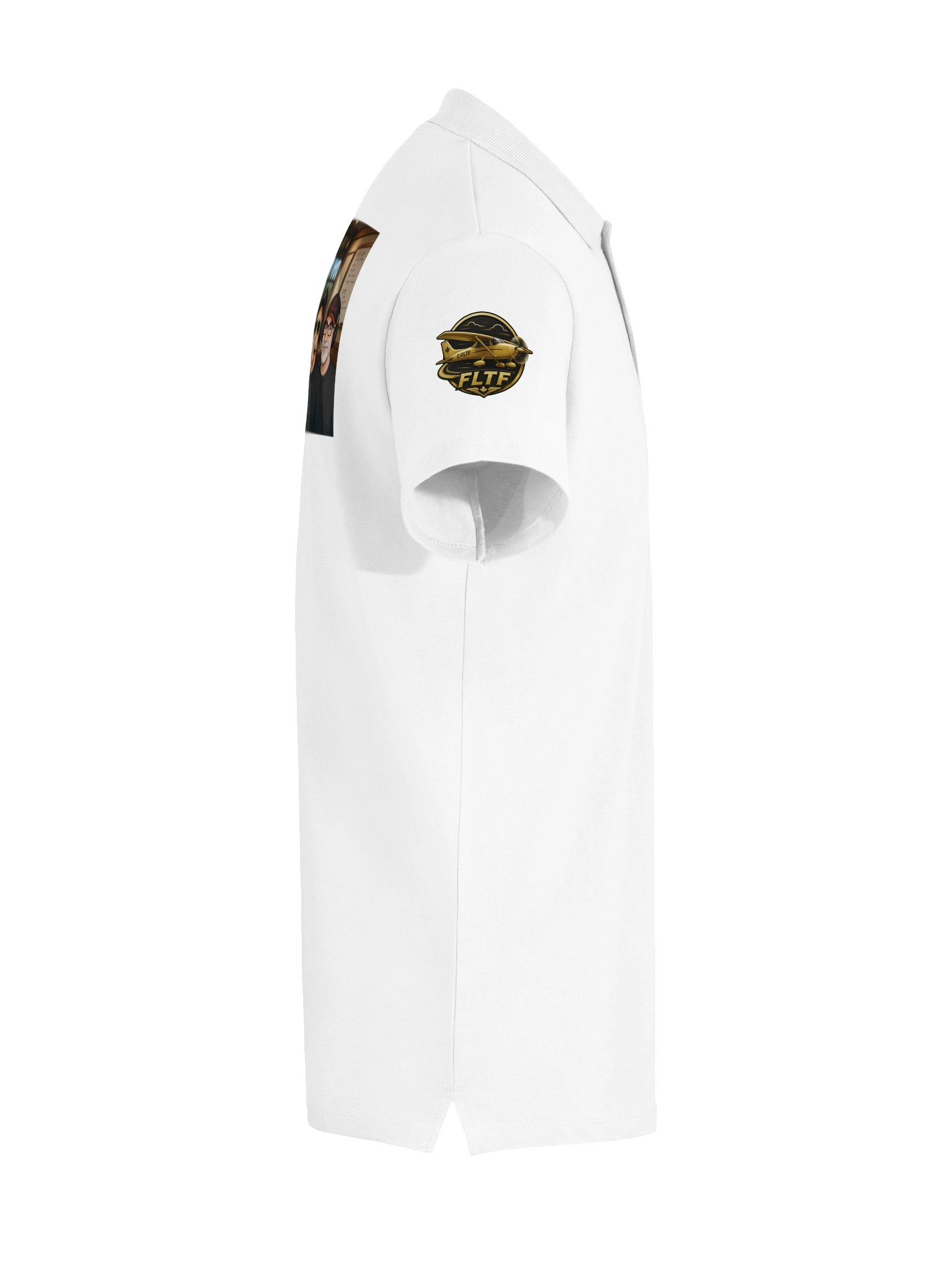 ForderLearnToFly - Goldlog - White Aviation Polo product image (10)