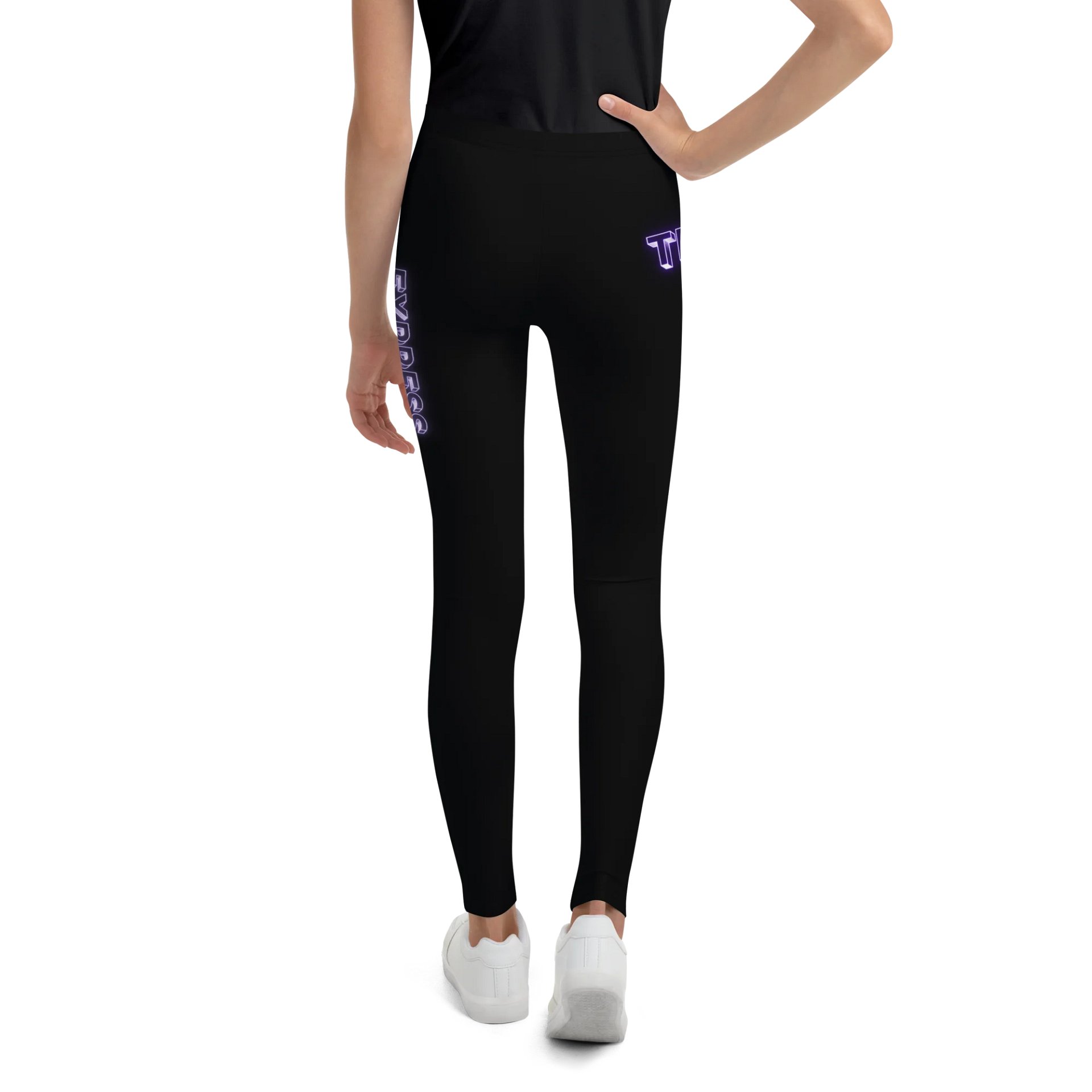 Midnight Glow Express Yourself Youth leggings (Purple) product image (3)