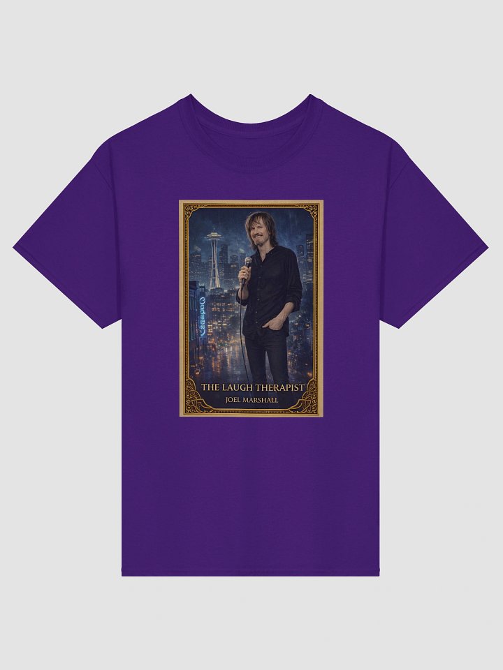 Tarot Card Shirt - The Laugh Therapist - Lunch Therapy on the back - Unisex Ultra Cotton Tee product image (73)